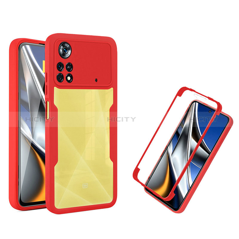 Carcasa Bumper Funda Silicona Transparente 360 Grados MJ1 para Xiaomi Poco X4 Pro 5G