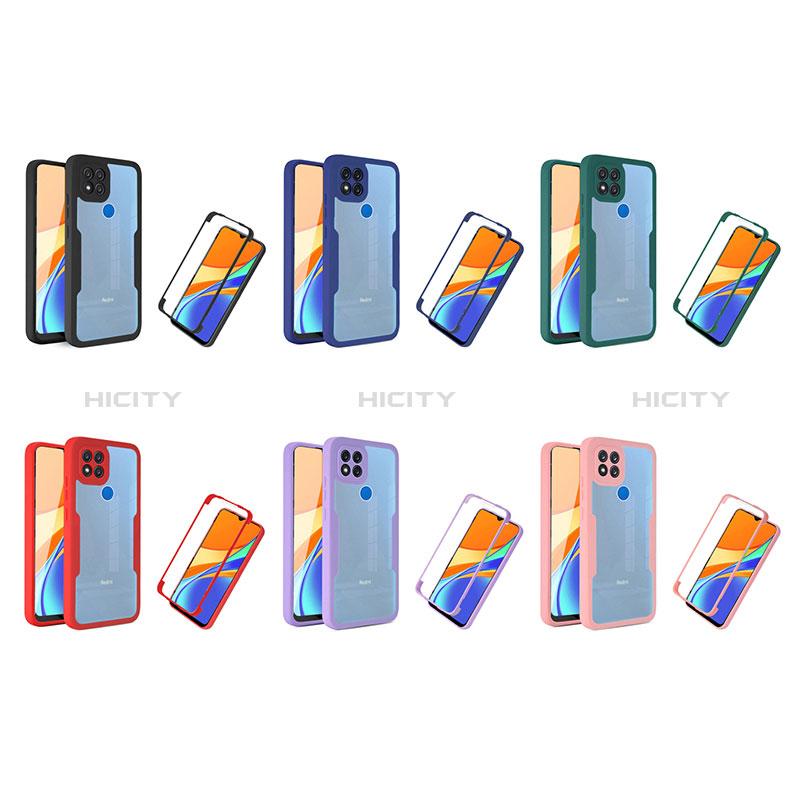 Carcasa Bumper Funda Silicona Transparente 360 Grados MJ1 para Xiaomi Redmi 9 Activ