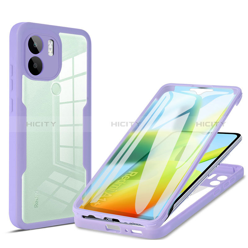 Carcasa Bumper Funda Silicona Transparente 360 Grados MJ1 para Xiaomi Redmi A1 Plus