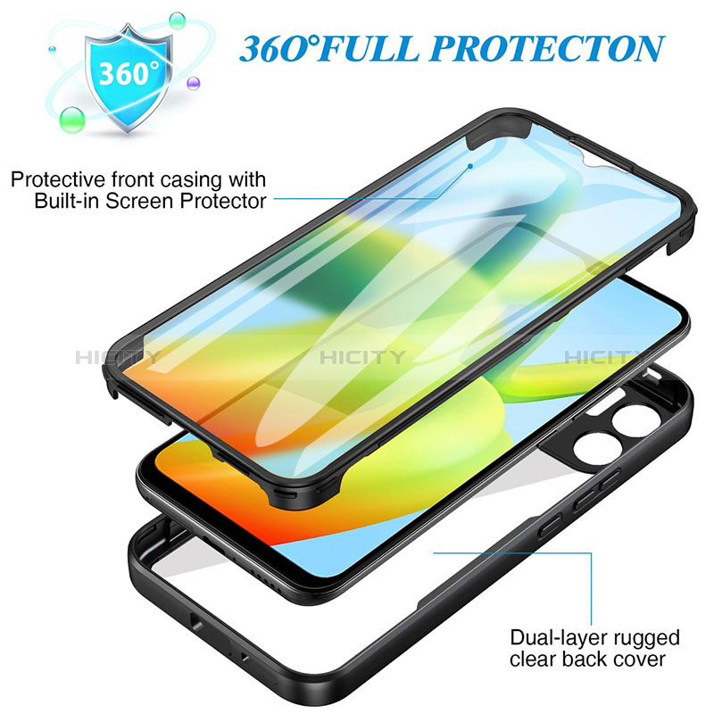 Carcasa Bumper Funda Silicona Transparente 360 Grados MJ1 para Xiaomi Redmi A1 Plus