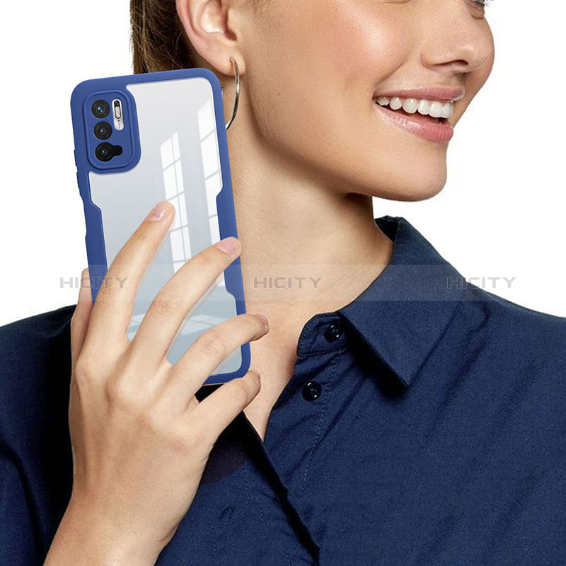 Carcasa Bumper Funda Silicona Transparente 360 Grados MJ1 para Xiaomi Redmi Note 11 SE 5G
