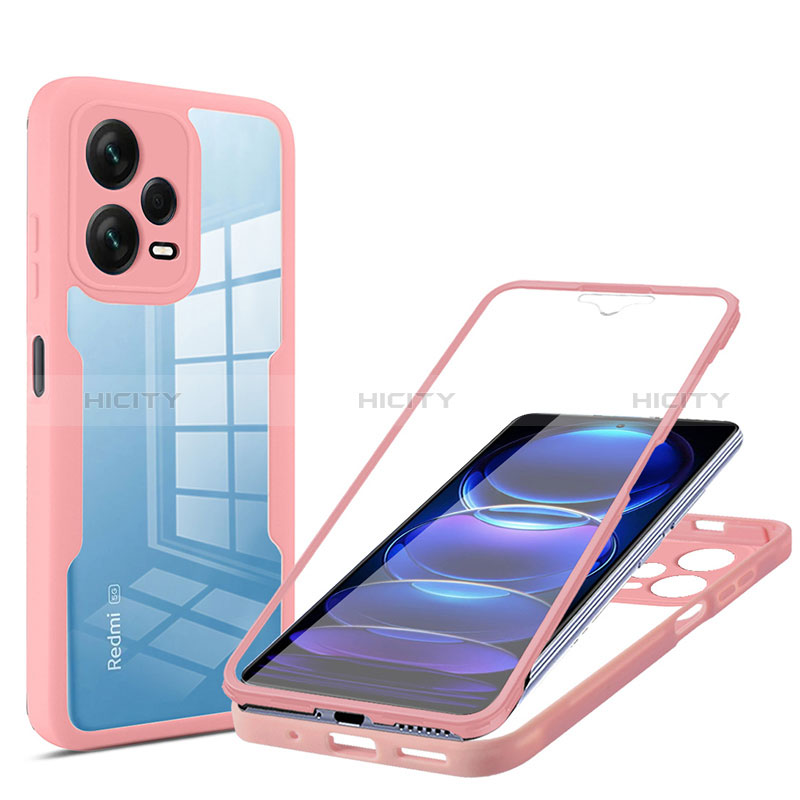 Carcasa Bumper Funda Silicona Transparente 360 Grados MJ1 para Xiaomi Redmi Note 12 Explorer