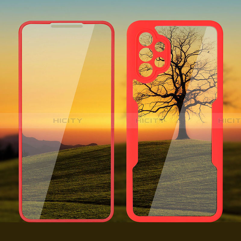 Carcasa Bumper Funda Silicona Transparente 360 Grados MJ2 para Samsung Galaxy A32 4G