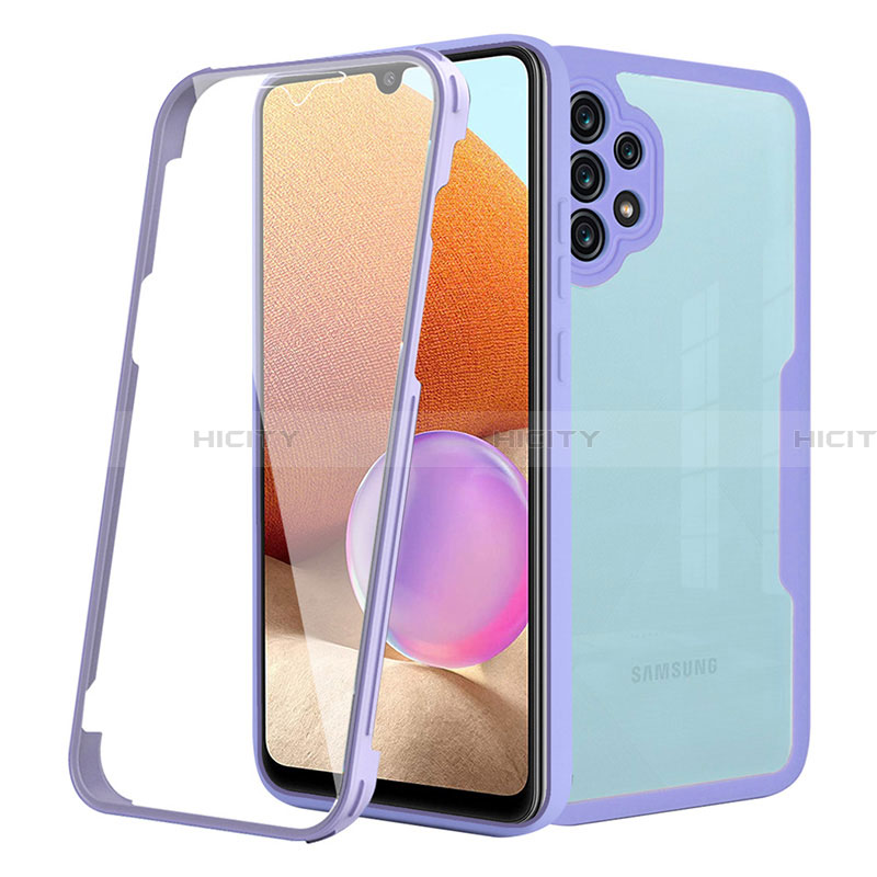 Carcasa Bumper Funda Silicona Transparente 360 Grados MJ2 para Samsung Galaxy A32 4G