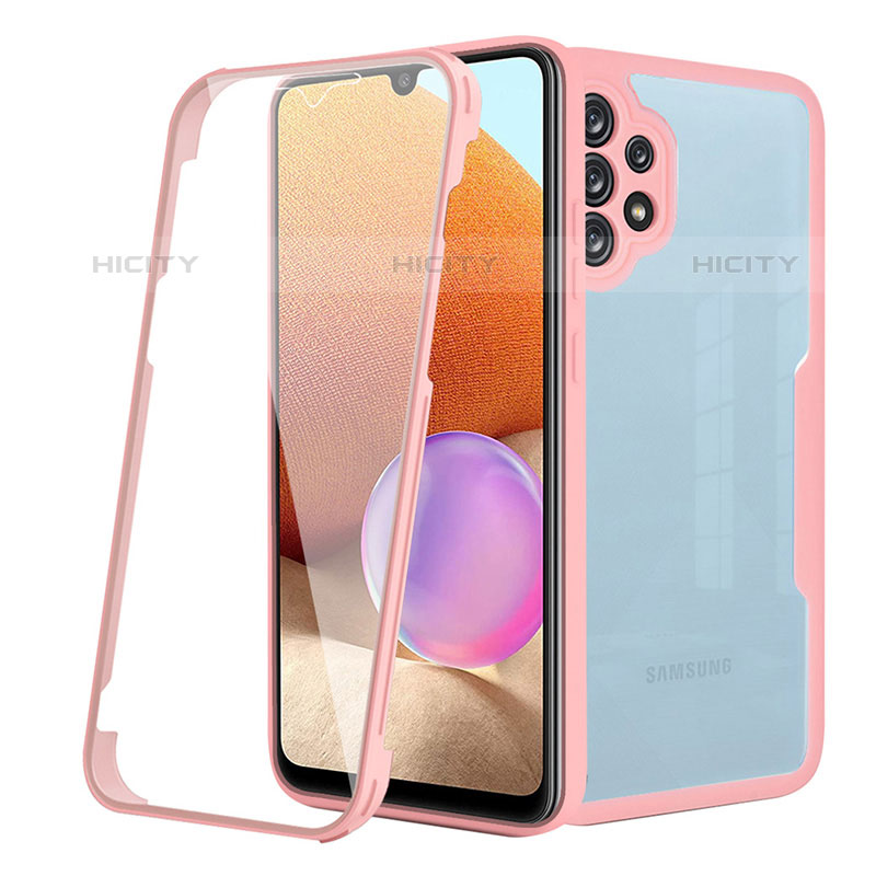 Carcasa Bumper Funda Silicona Transparente 360 Grados MJ2 para Samsung Galaxy M32 5G