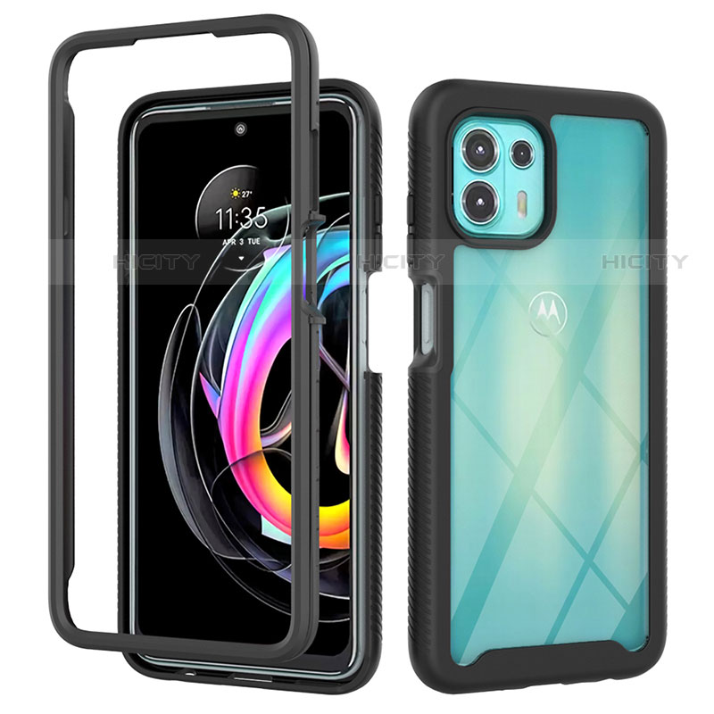 Carcasa Bumper Funda Silicona Transparente 360 Grados para Motorola Moto Edge 20 Lite 5G