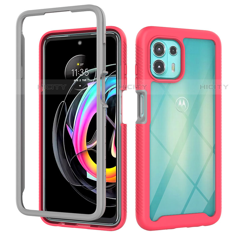 Carcasa Bumper Funda Silicona Transparente 360 Grados para Motorola Moto Edge 20 Lite 5G