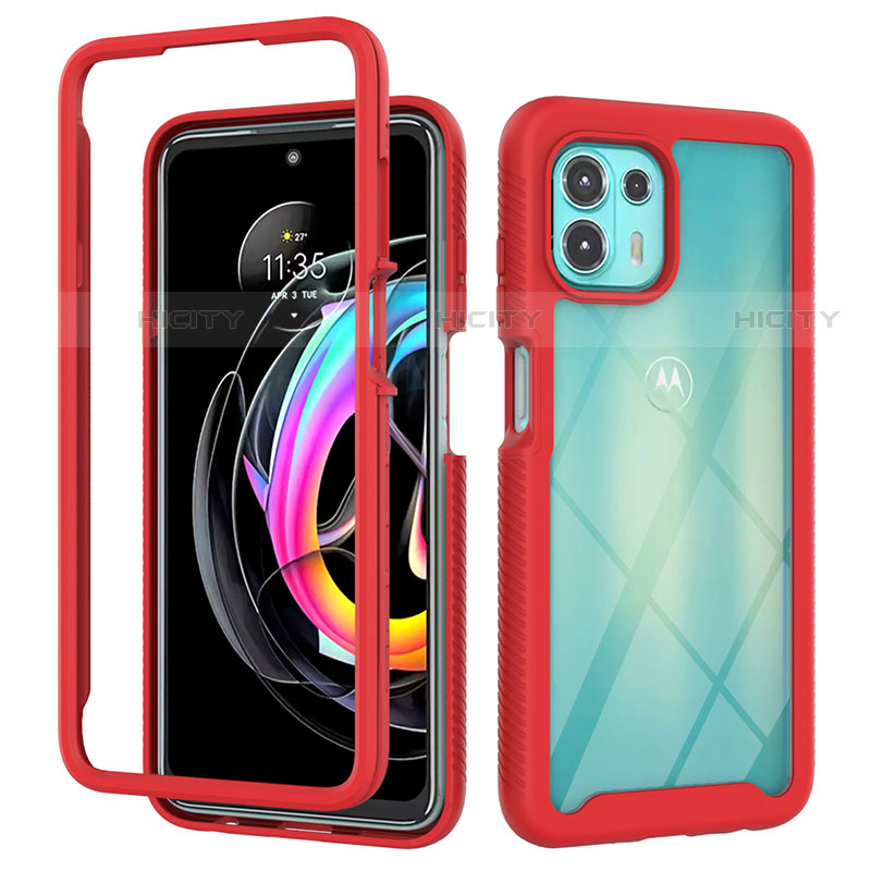 Carcasa Bumper Funda Silicona Transparente 360 Grados para Motorola Moto Edge 20 Lite 5G