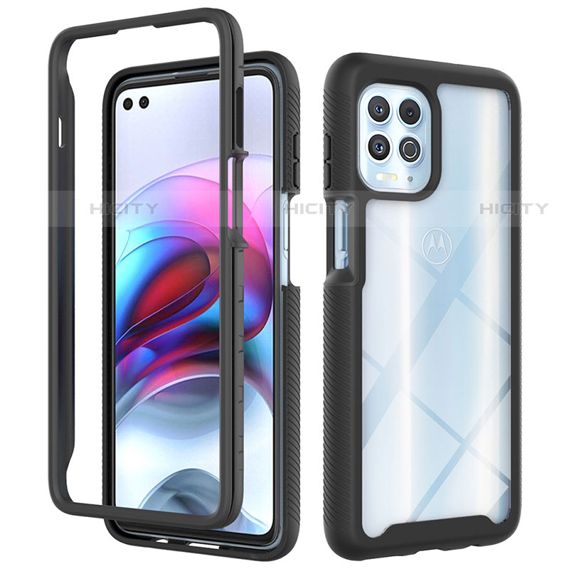 Carcasa Bumper Funda Silicona Transparente 360 Grados para Motorola Moto Edge S 5G