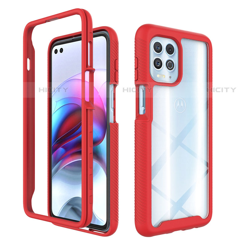 Carcasa Bumper Funda Silicona Transparente 360 Grados para Motorola Moto Edge S 5G