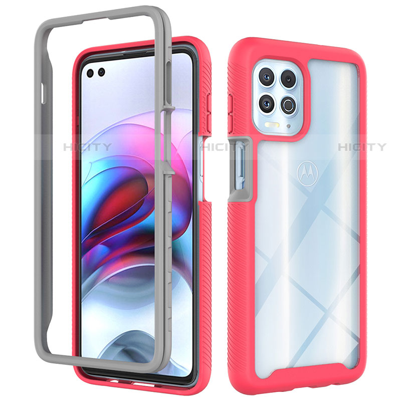 Carcasa Bumper Funda Silicona Transparente 360 Grados para Motorola Moto Edge S 5G