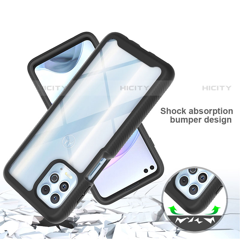 Carcasa Bumper Funda Silicona Transparente 360 Grados para Motorola Moto Edge S 5G