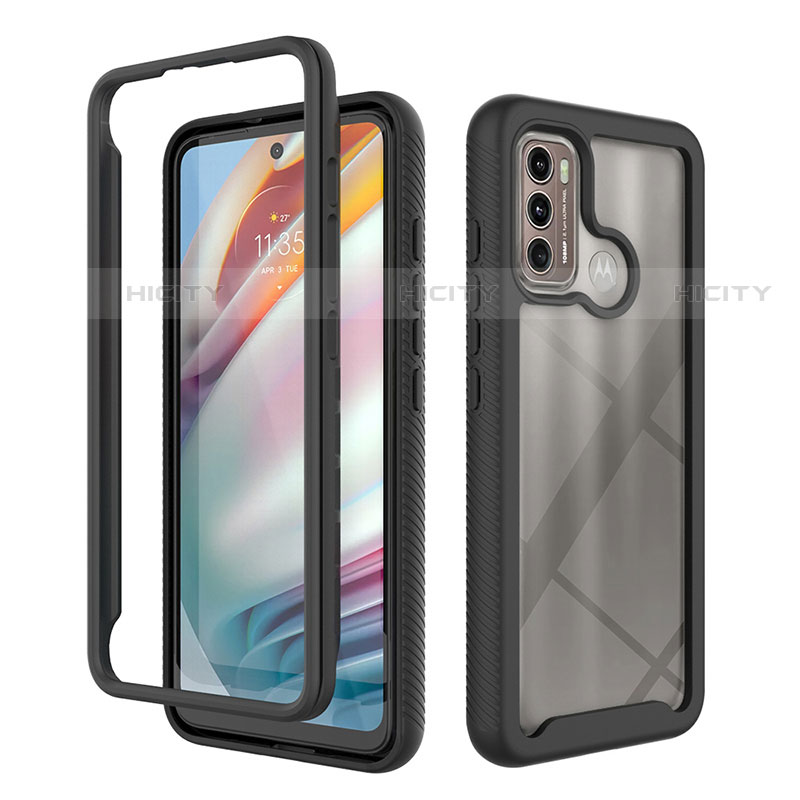 Carcasa Bumper Funda Silicona Transparente 360 Grados para Motorola Moto G60