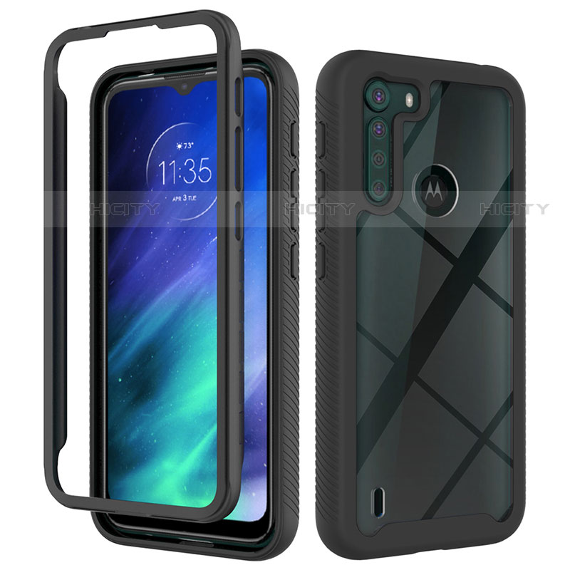 Carcasa Bumper Funda Silicona Transparente 360 Grados para Motorola Moto One Fusion