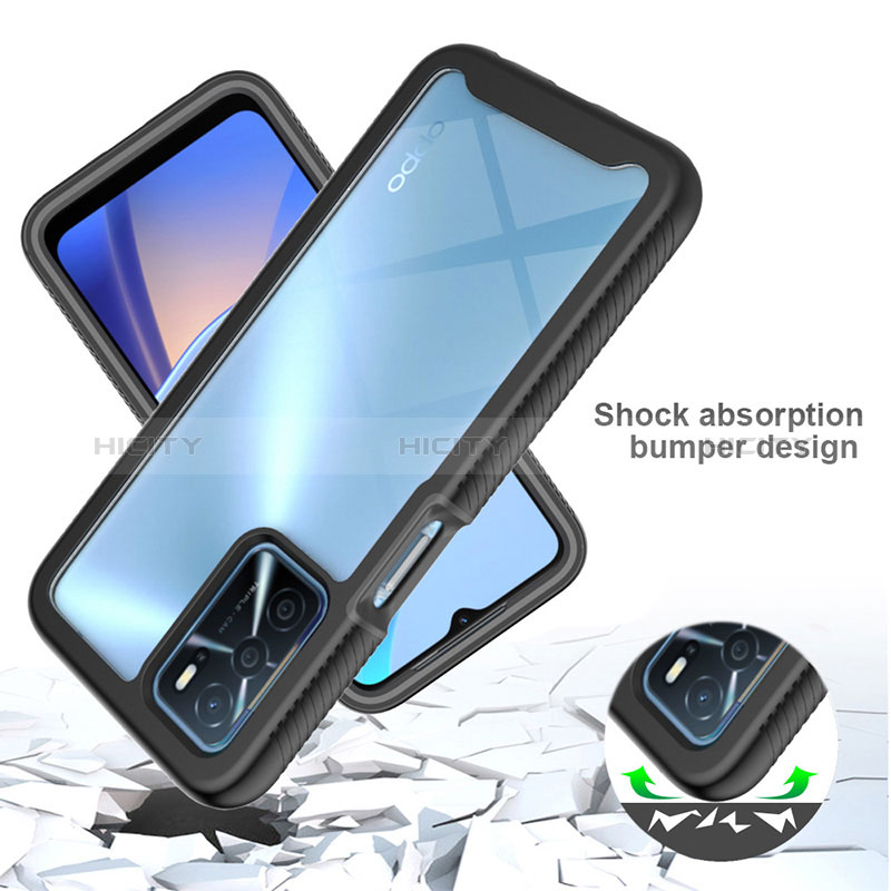 Carcasa Bumper Funda Silicona Transparente 360 Grados para Oppo A16