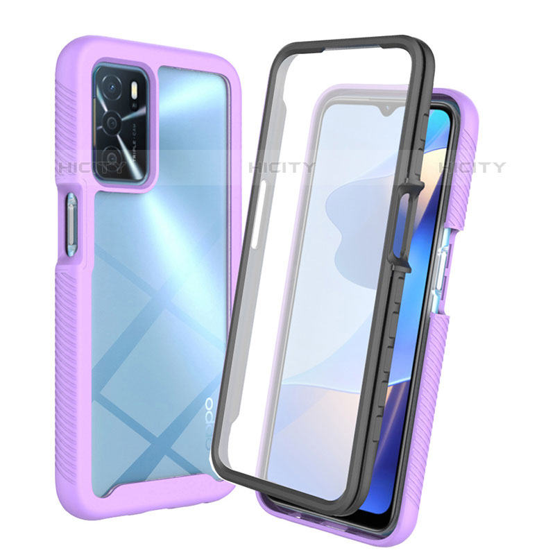 Carcasa Bumper Funda Silicona Transparente 360 Grados para Oppo A16s