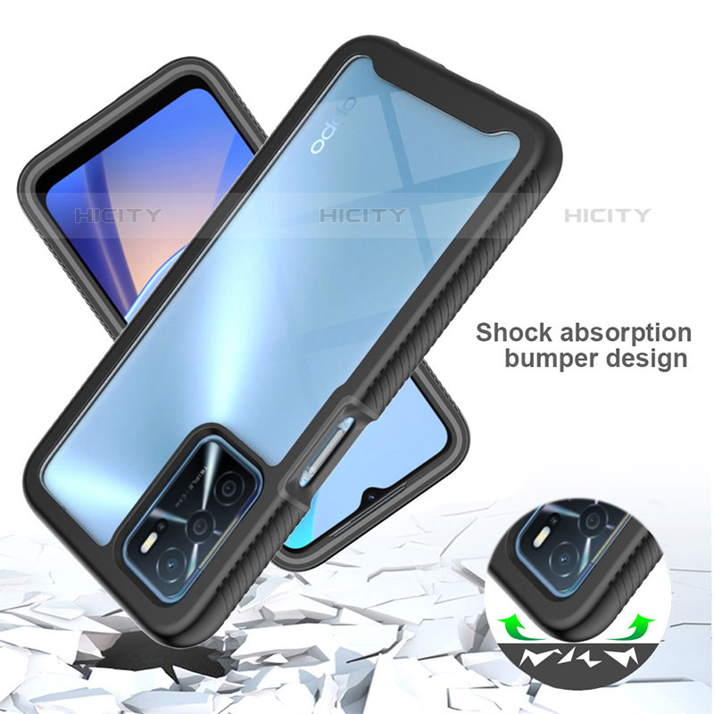 Carcasa Bumper Funda Silicona Transparente 360 Grados para Oppo A16s