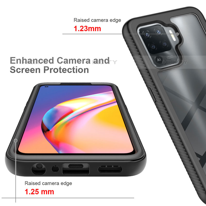 Carcasa Bumper Funda Silicona Transparente 360 Grados para Oppo F19 Pro