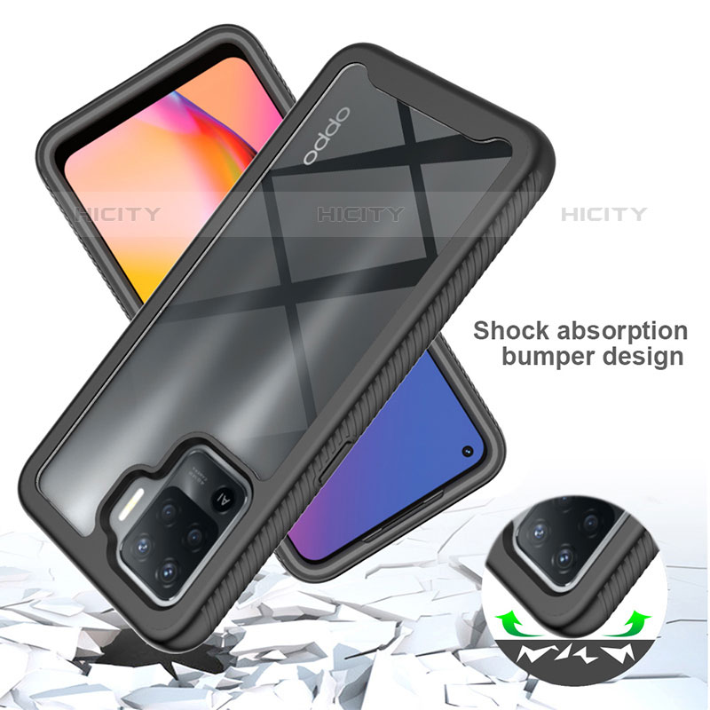 Carcasa Bumper Funda Silicona Transparente 360 Grados para Oppo Reno5 Lite