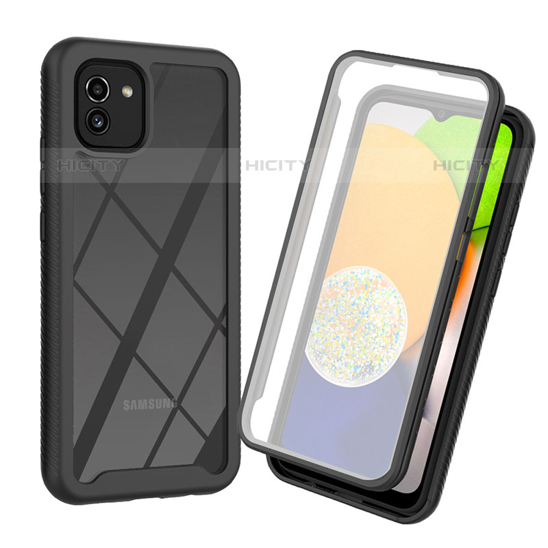 Carcasa Bumper Funda Silicona Transparente 360 Grados para Samsung Galaxy A03