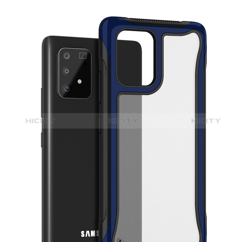 Carcasa Bumper Funda Silicona Transparente 360 Grados para Samsung Galaxy A91