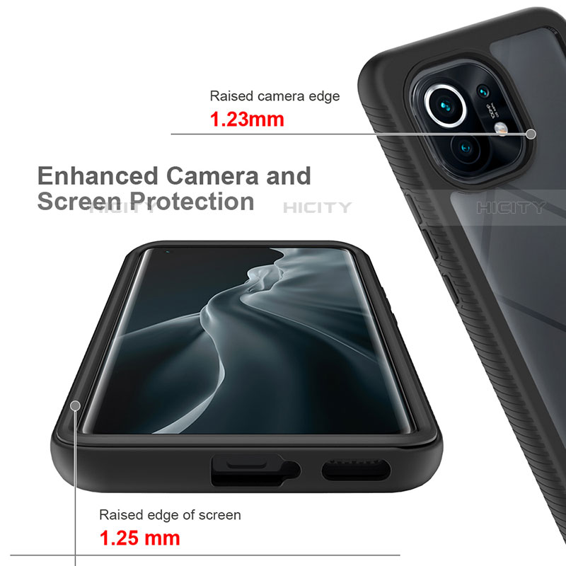 Carcasa Bumper Funda Silicona Transparente 360 Grados para Xiaomi Mi 11 Lite 5G NE