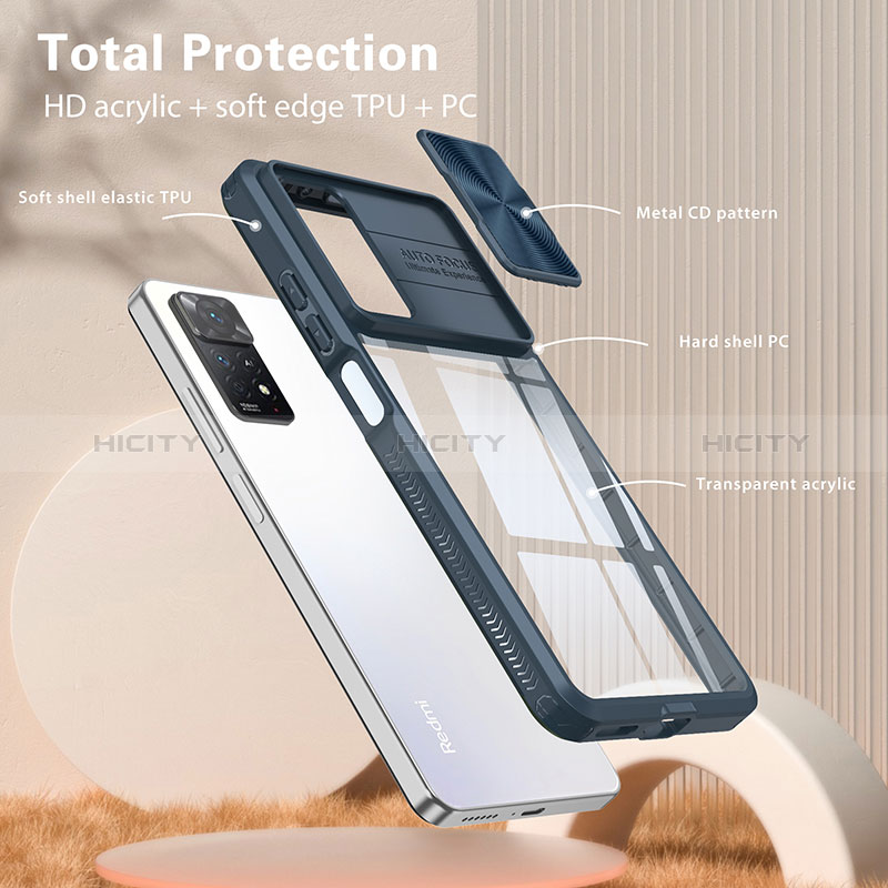 Carcasa Bumper Funda Silicona Transparente 360 Grados QW1 para Xiaomi Redmi Note 12 Pro 4G