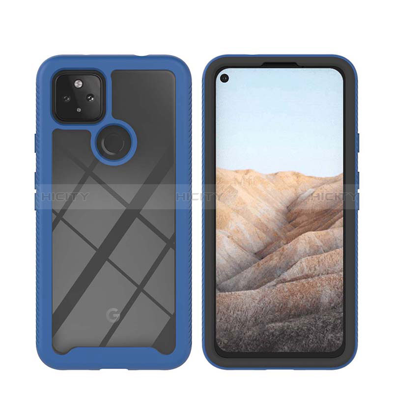 Carcasa Bumper Funda Silicona Transparente 360 Grados YB1 para Google Pixel 5a 5G