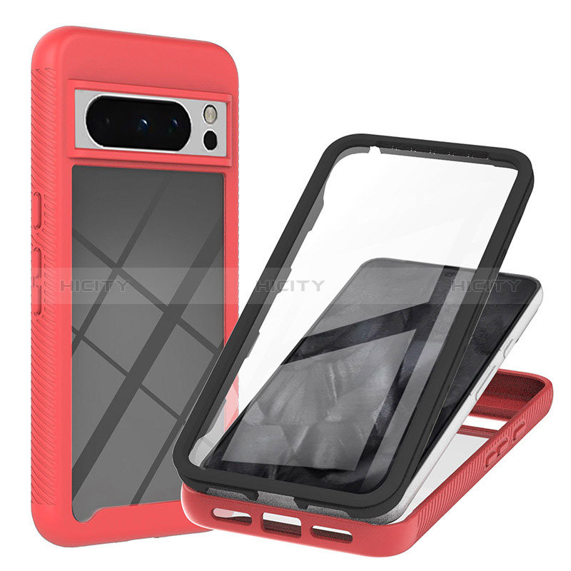 Carcasa Bumper Funda Silicona Transparente 360 Grados YB1 para Google Pixel 8 Pro 5G