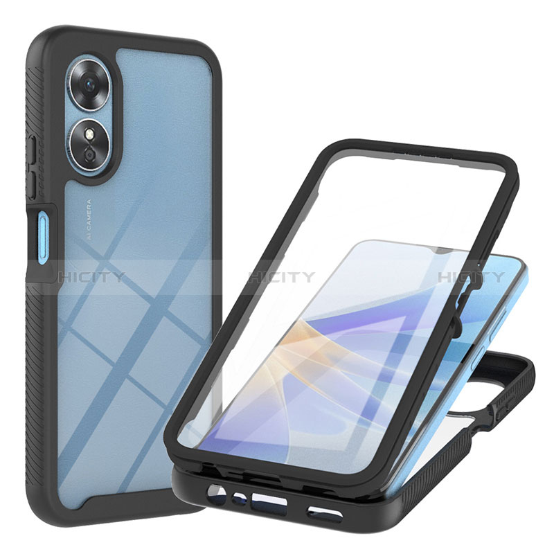 Carcasa Bumper Funda Silicona Transparente 360 Grados YB1 para Oppo A17