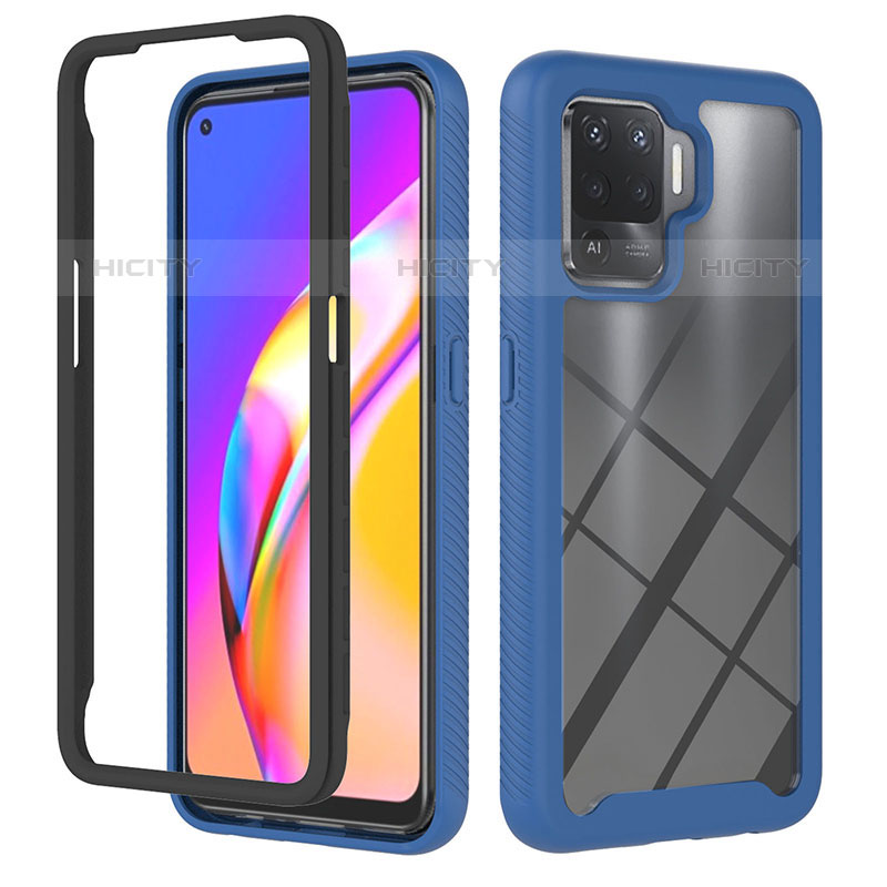 Carcasa Bumper Funda Silicona Transparente 360 Grados YB1 para Oppo F19 Pro