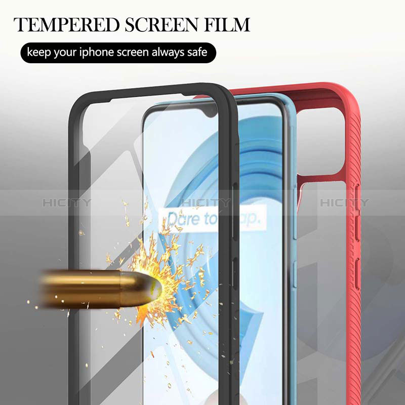 Carcasa Bumper Funda Silicona Transparente 360 Grados YB1 para Realme C25Y