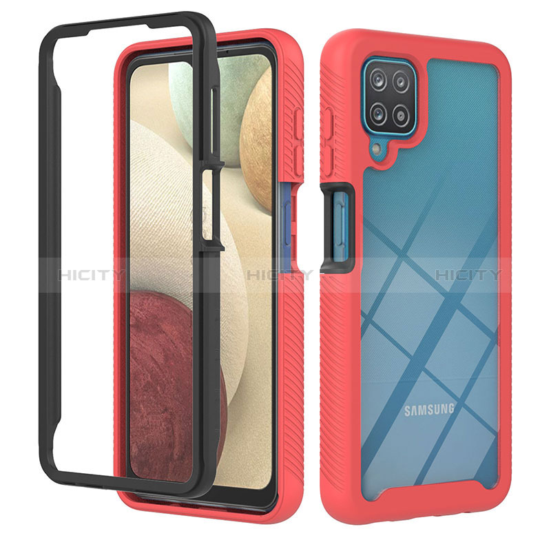 Carcasa Bumper Funda Silicona Transparente 360 Grados YB1 para Samsung Galaxy A12