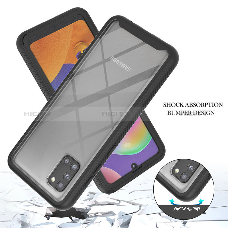 Carcasa Bumper Funda Silicona Transparente 360 Grados YB1 para Samsung Galaxy A31