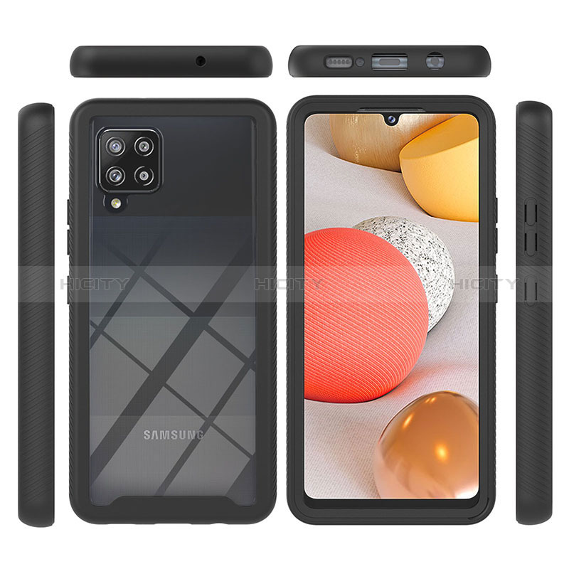 Carcasa Bumper Funda Silicona Transparente 360 Grados YB1 para Samsung Galaxy A42 5G