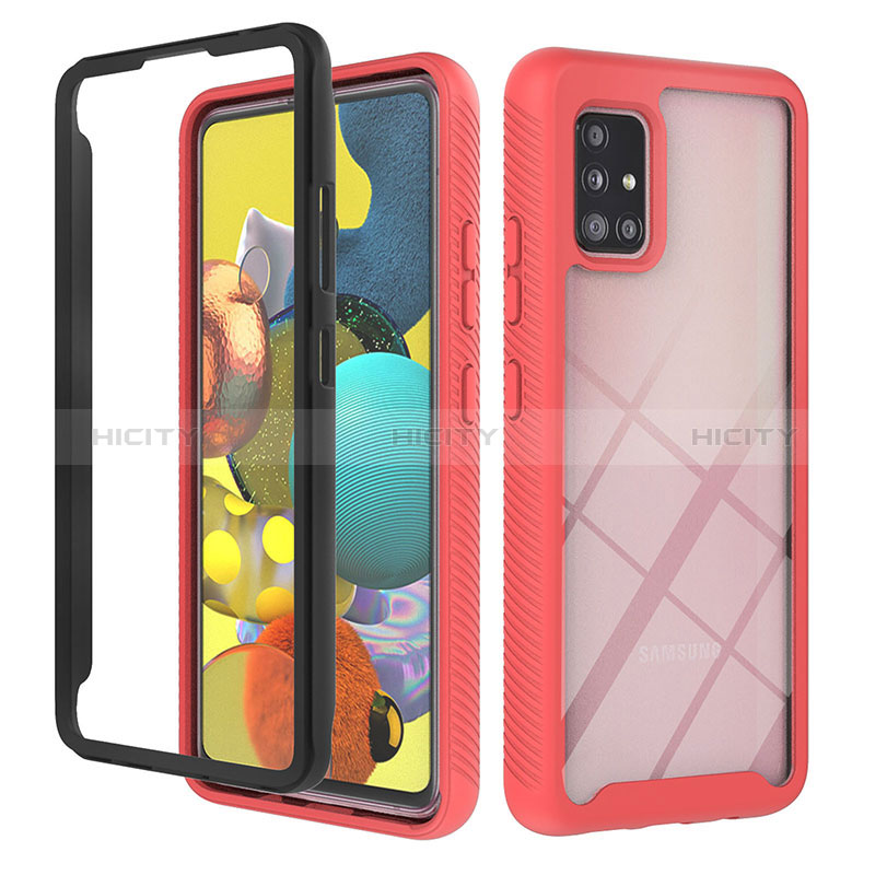 Carcasa Bumper Funda Silicona Transparente 360 Grados YB1 para Samsung Galaxy A51 4G