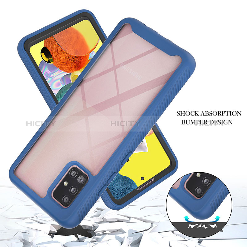 Carcasa Bumper Funda Silicona Transparente 360 Grados YB1 para Samsung Galaxy A51 5G