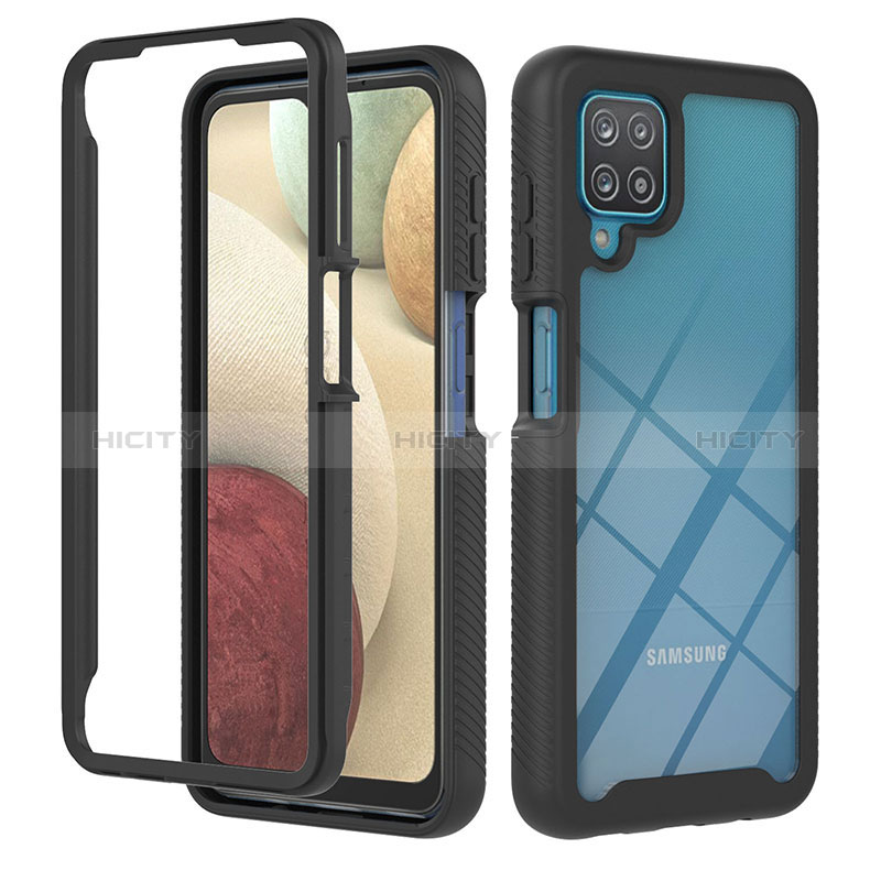 Carcasa Bumper Funda Silicona Transparente 360 Grados YB1 para Samsung Galaxy F12