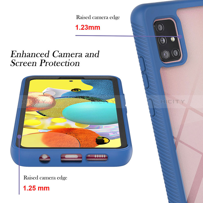 Carcasa Bumper Funda Silicona Transparente 360 Grados YB1 para Samsung Galaxy M40S