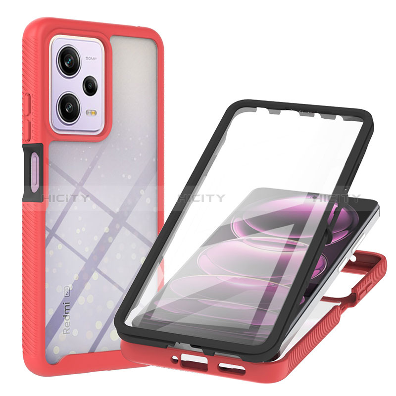 Carcasa Bumper Funda Silicona Transparente 360 Grados YB1 para Xiaomi Redmi Note 12 Pro 5G