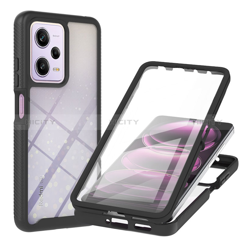 Carcasa Bumper Funda Silicona Transparente 360 Grados YB1 para Xiaomi Redmi Note 12 Pro 5G