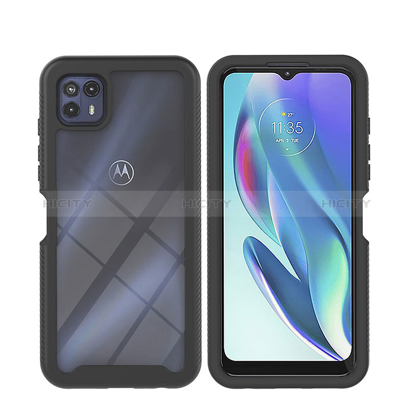 Carcasa Bumper Funda Silicona Transparente 360 Grados YB2 para Motorola Moto G50 5G