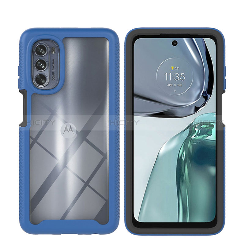 Carcasa Bumper Funda Silicona Transparente 360 Grados YB2 para Motorola Moto G62 5G