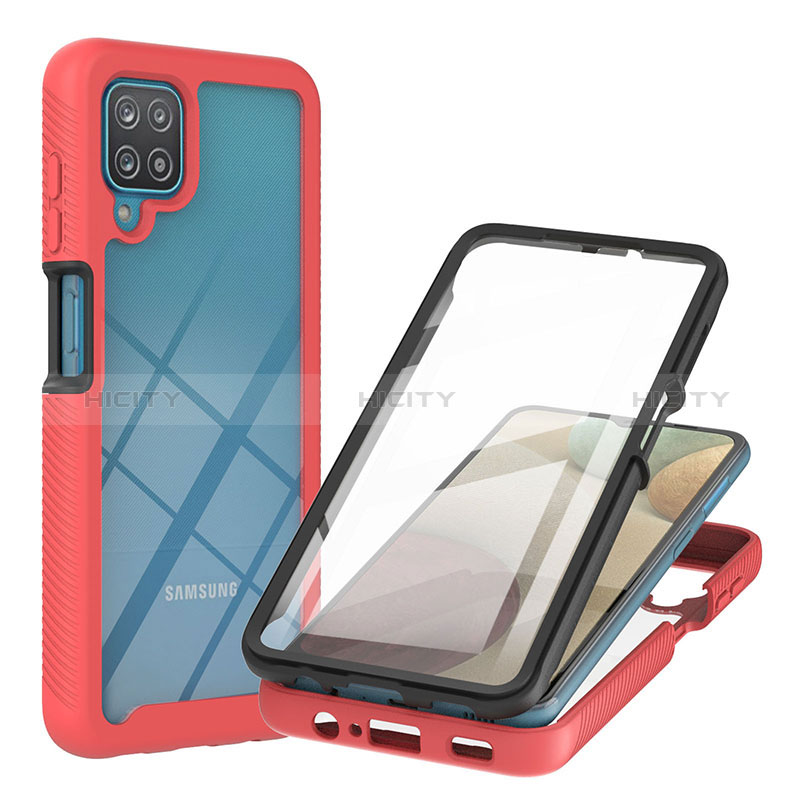 Carcasa Bumper Funda Silicona Transparente 360 Grados YB2 para Samsung Galaxy A12