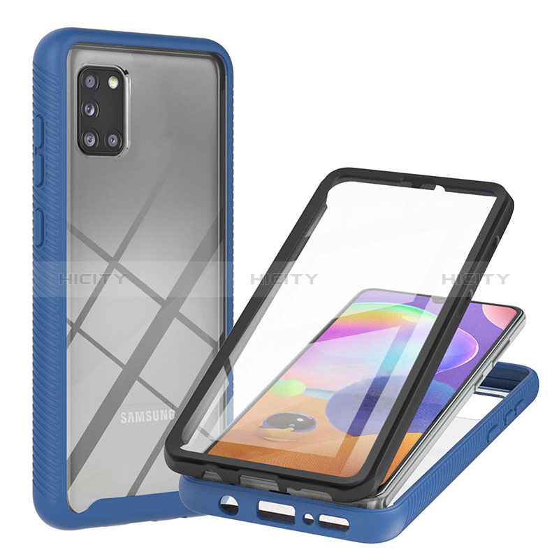 Carcasa Bumper Funda Silicona Transparente 360 Grados YB2 para Samsung Galaxy A31