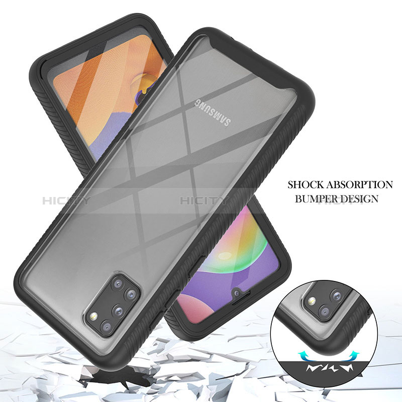 Carcasa Bumper Funda Silicona Transparente 360 Grados YB2 para Samsung Galaxy A31