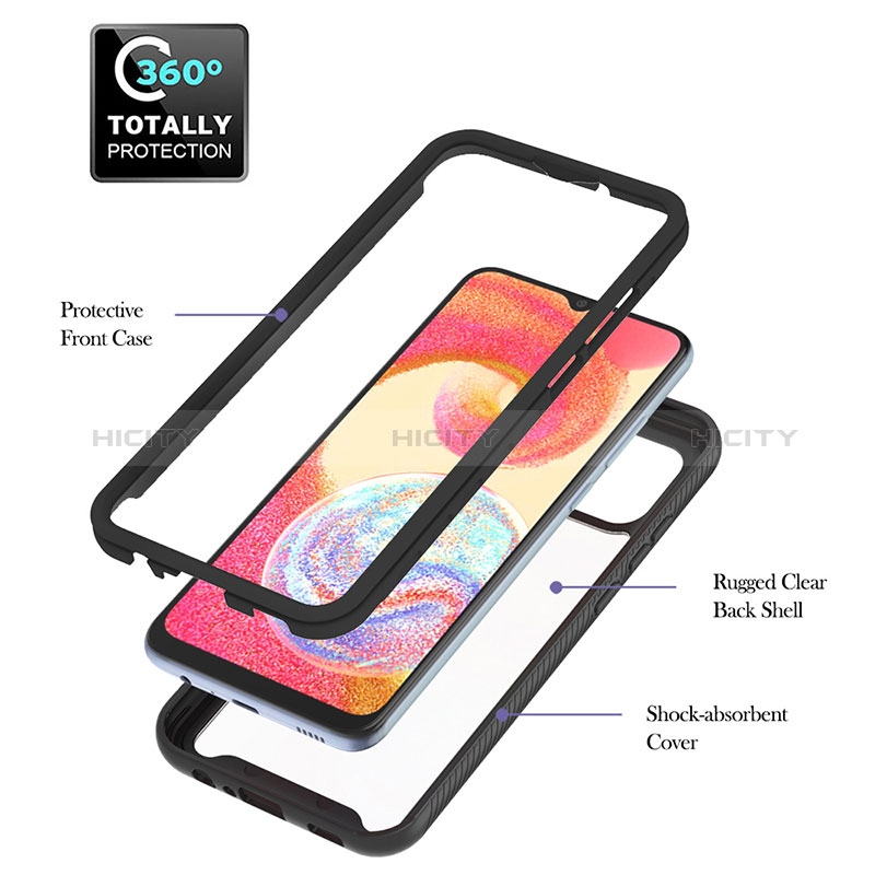 Carcasa Bumper Funda Silicona Transparente 360 Grados YB2 para Samsung Galaxy M04