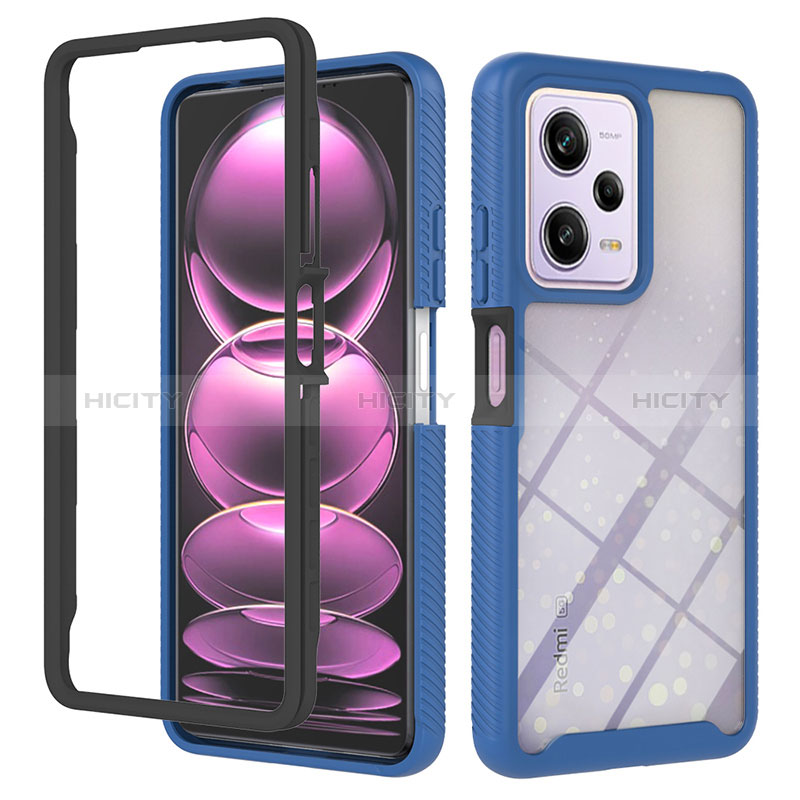 Carcasa Bumper Funda Silicona Transparente 360 Grados YB2 para Xiaomi Redmi Note 12 Pro 5G