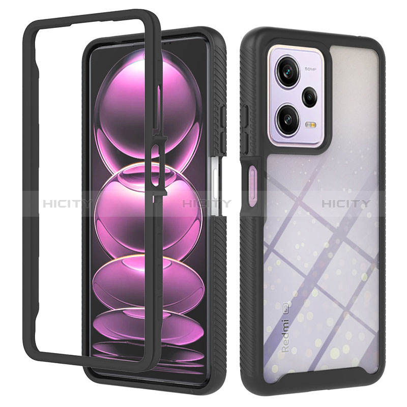 Carcasa Bumper Funda Silicona Transparente 360 Grados YB2 para Xiaomi Redmi Note 12 Pro 5G