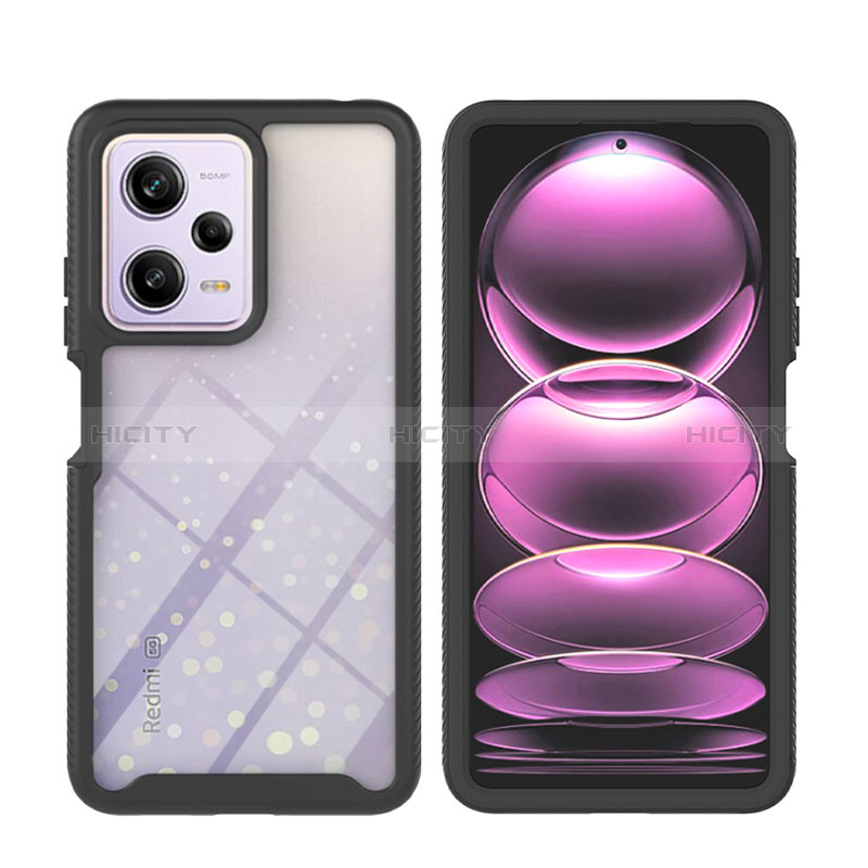 Carcasa Bumper Funda Silicona Transparente 360 Grados YB2 para Xiaomi Redmi Note 12 Pro 5G